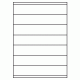 404 - Label Size 210mm x 40mm - 7 labels per sheet